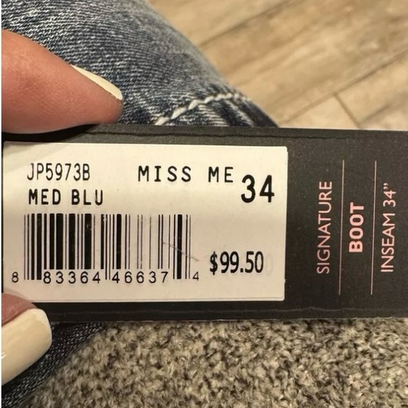 Miss Me Women's Blue Jeans - Picture 7 of 7